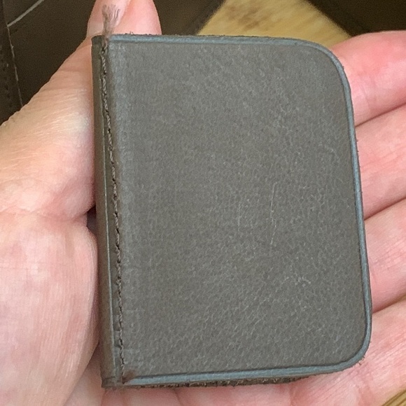 Coach Vintage 80’s Water Buffalo Leather Slim Billfold Wallet + Mini Coach Book - Picture 16 of 17